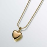 Heart-23K Gold Plated Pendant